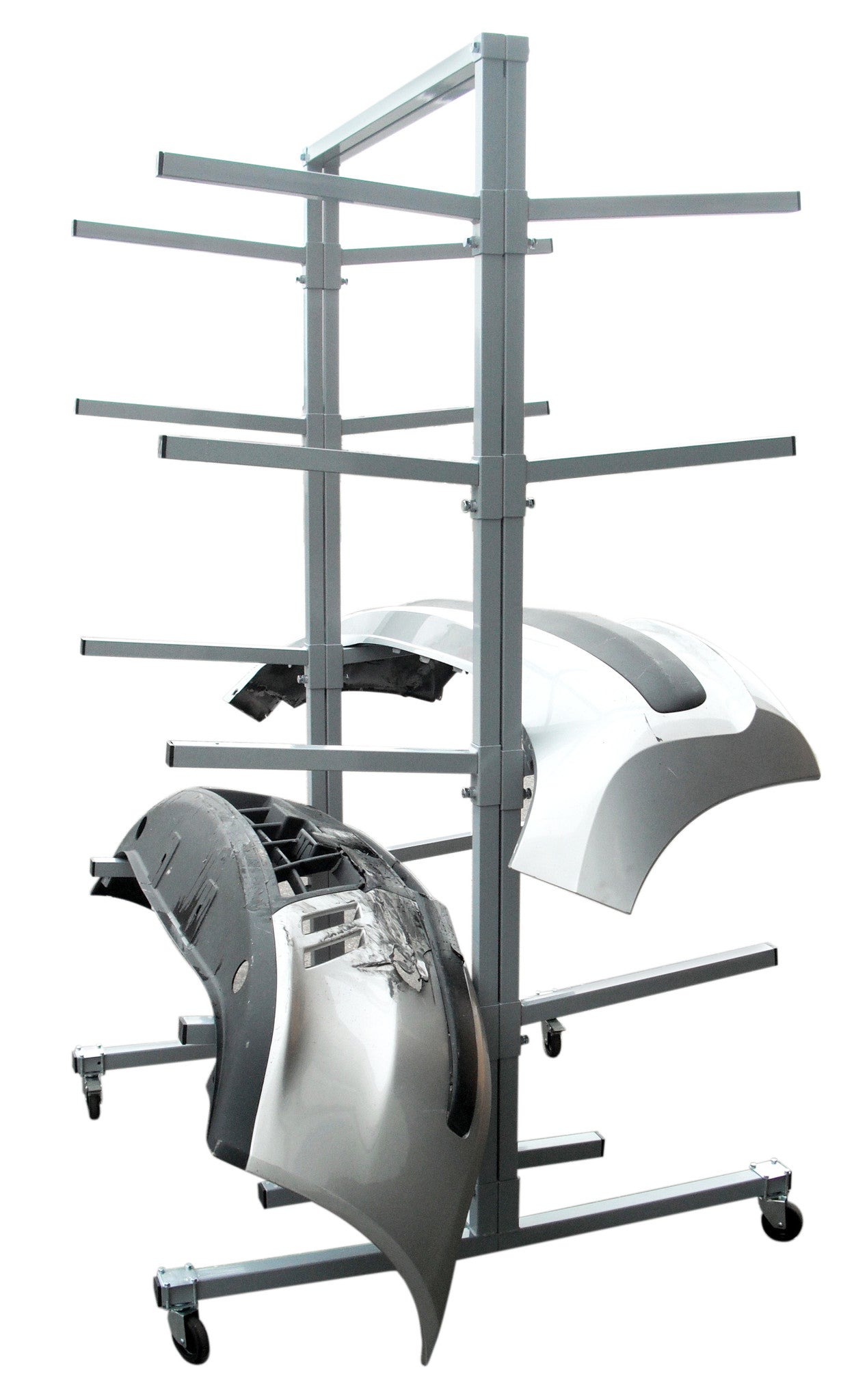 C-308D - Double Sided Bumpers Rack - Complete with Castors