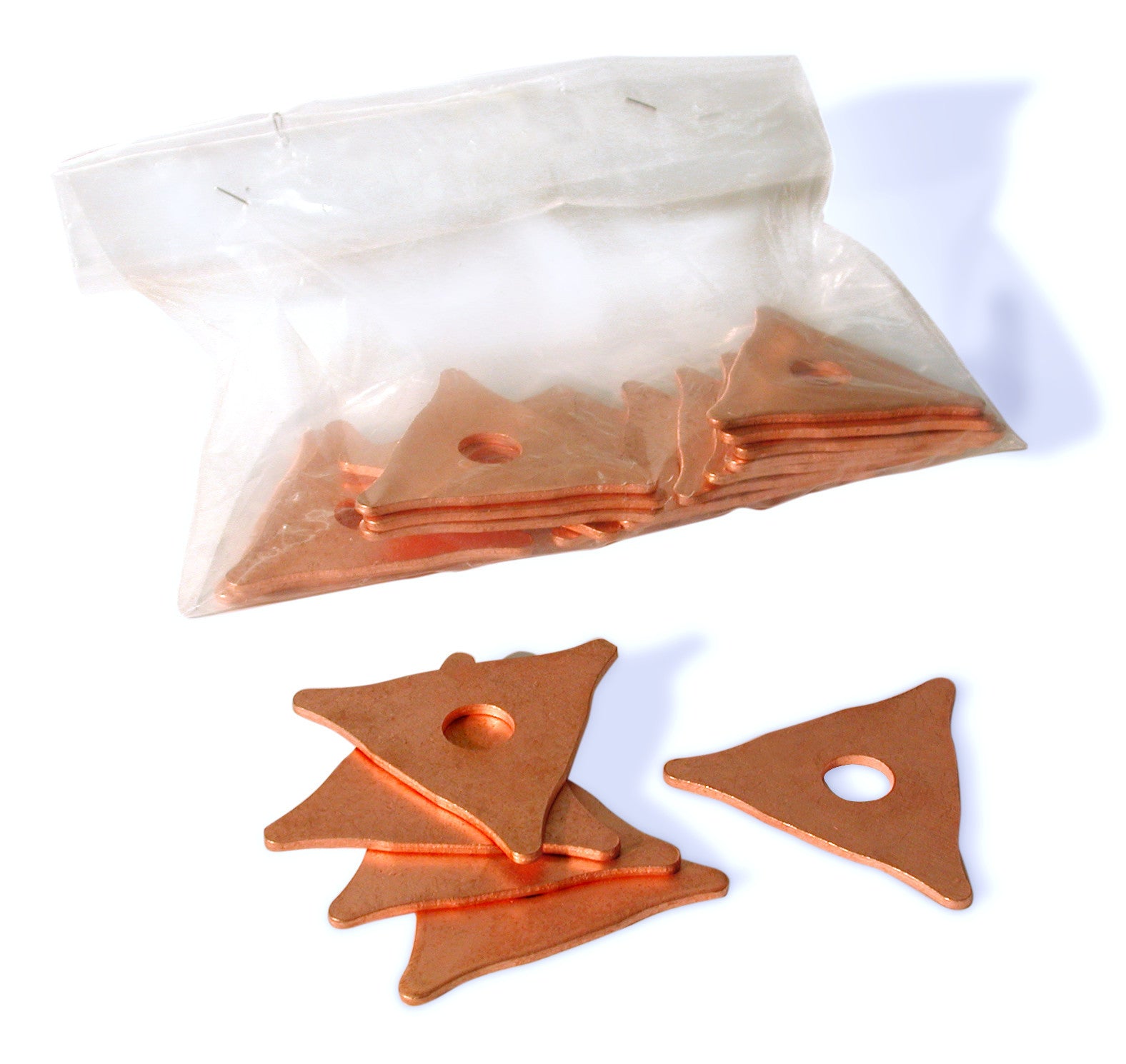 C-CS005000 - 3-Point Copper Plated Washers (1000 pc pack)