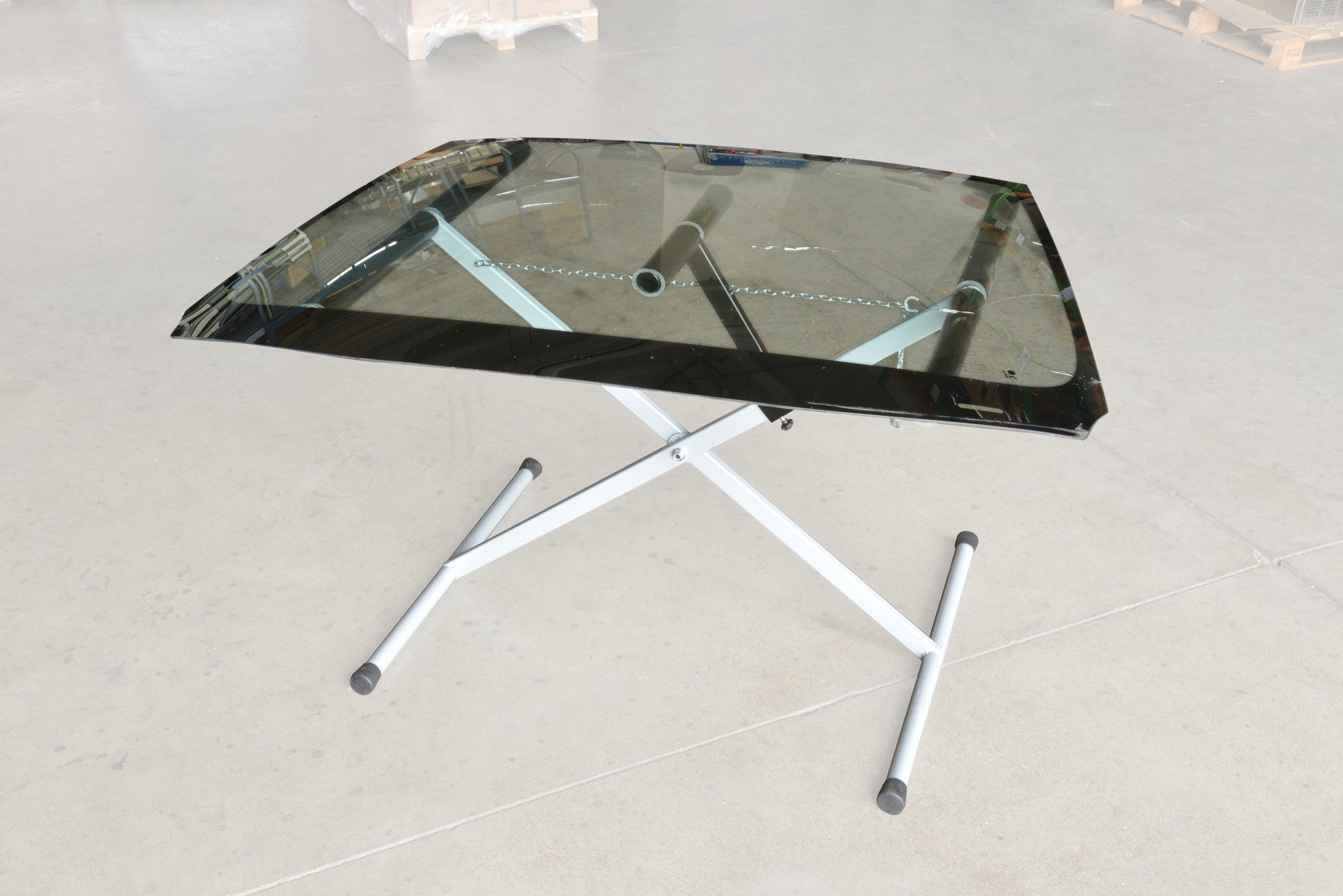 B-124V - Terence / Panel Rest for Glass with Rubber Protection