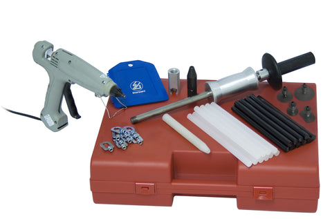 B-CS079000 - Box with Glue Pull Tabs, Glue Sticks and Threaded Eye Pulls