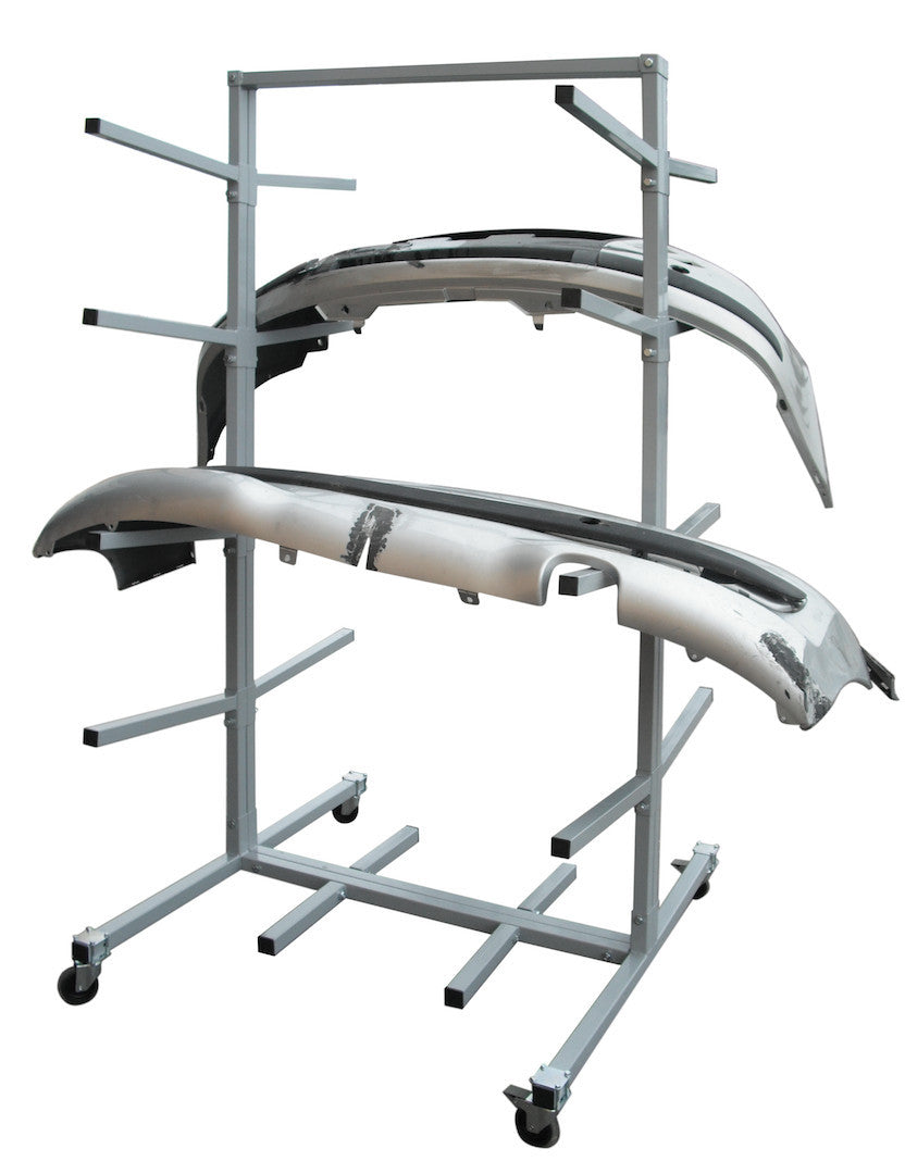 C-308D - Double Sided Bumpers Rack - Complete with Castors